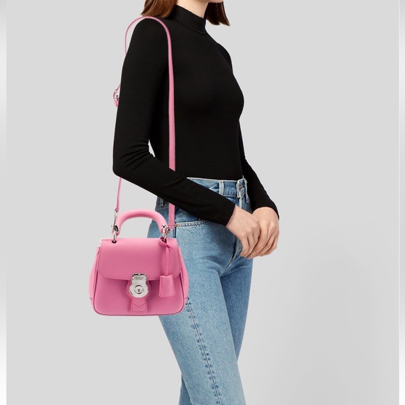 Burberry bubblegum pink Leather Bag - Picture 4 of 10